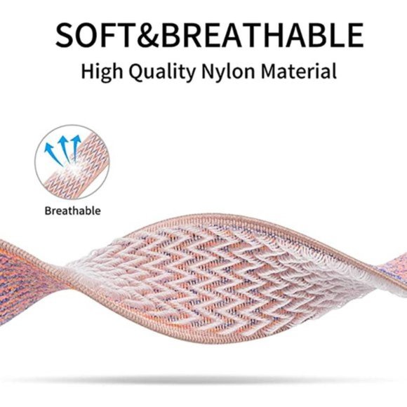 NEW[BAND] Nylon Adjustable Strap For Apple Watch G - Picture 2 of 5